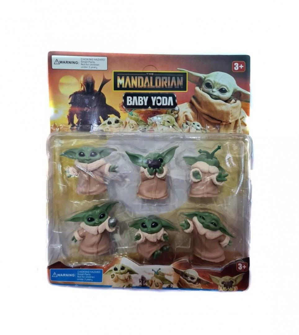 Set 6 figurine Star Wars -Baby Yoda , 5 cm 