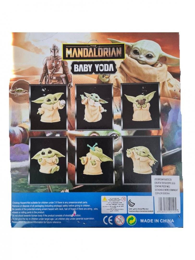 Set 6 figurine Star Wars -Baby Yoda , 5 cm 