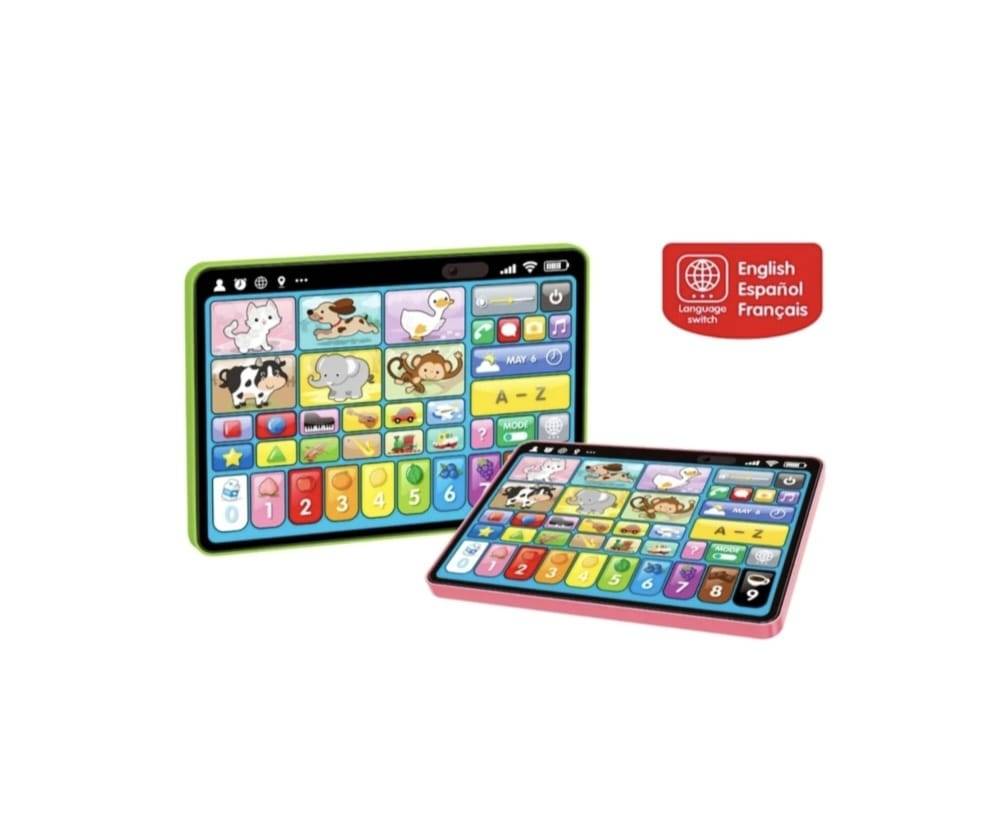 Tableta interactiva de jucarie pentru copii , Fivestar, touchscreen, multicolor, 3 ani+