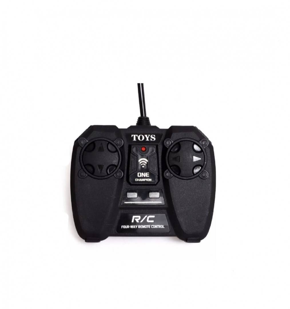 Tanc de jucarie cu telecomanda, acumulator, sunete si lumini, multicolor, 30 cm