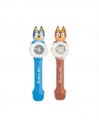 Bagheta de facut baloane de sapun cu 10 orificii, model Bluey, albastru/multicolor, 30 cm