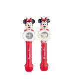 Bagheta de facut baloane de sapun cu 10 orificii, model Minnie, rosu/multicolor, 30 cm