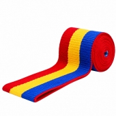 Brau traditinal pentru copii, Tricolor, albastru/galben/rosu, 140 cm