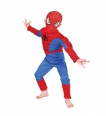 Costum copii, Super Erou Spiderman, multicolor, 3 ani - 5 ani