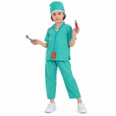 Costum Medic Chirurg copii, cu accesorii, multicolor, marimea 4 - 9 ani