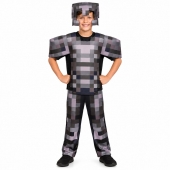 Costum pentru baieti, Model Minecraft, multicolor, marimea 4 ani - 9 ani