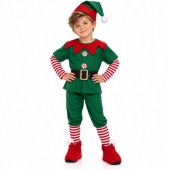 Costum pentru copii, Spiridus, MASHASHOP, multicolor, 3 ani - 7 ani
