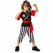 Costum Pirat pentru copii, multicolor, 4 ani - 8 ani