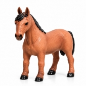 Figurina Cal, realist, maro deschis, 25 cm, 3 ani+