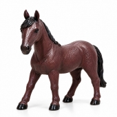 Figurina Cal, realist, maro inchis, 25 cm, 3 ani+