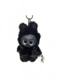 Figurina din plus, Labubu The Monsters Black, negru, 16 cm