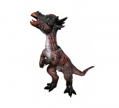 Figurina dinozaur Pacycephalosaurus, sunete, gri inchis, 60 cm, 4 ani+