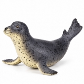 Figurina Foca Pestrita, realist, multicolor, 38 cm, 3 ani+
