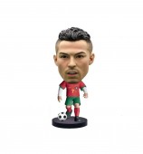 Figurina Fotbalist, Ronaldo, rosu, 11 cm