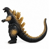 Figurina Godzilla, cu sunete de dinozaur , cu baterii din cauciuc moale, auriu, 33 cm, 4 ani+