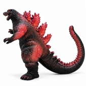 Figurina Godzilla, cu sunete de dinozaur , cu baterii din cauciuc moale, mov, 33 cm, 4 ani+
