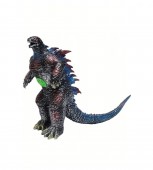Figurina Godzilla, realist, sunete specifice de dinozaur, cu baterii din cauciuc moale, albastru, 56 cm