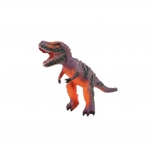 Figurina Tyrannosaurus Rex, T Rex, realist, sunete specifice de dinozaur, cu baterii din cauciuc moale, multicolor, 50 cm