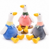 Gasca de plus, roz/multicolor, 40 cm, 3 ani+