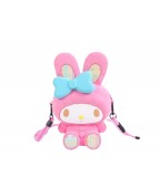 Gentuta Sanrio Kuromi, Hello Kitty, Pop it Now pentru copii, silicon, roz, 25 cm
