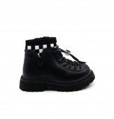 Ghete imblanite pentru fete, Apawwa ND716, black, 32 EU - 37 EU