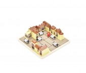 Joc educativ, City Traffic, montessori, lemn