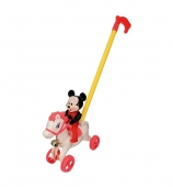  Jucarie de impins, Mickey pe calut, sunete, roz, 18 luni+