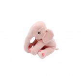 Jucarie de plus, Elefant, roz, 29 cm, 2 ani+