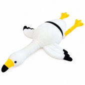 Jucarie de plus, Flamingo, tip perna, alb, 155 cm