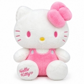  Jucarie de plus, Hello Kitty, roz deschis/alb, 35 cm