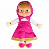  Jucarie de plus, Papusa Masha, multicolor, 30 cm, 3 ani+