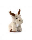 Jucarie de plus, Ren, gri, 30 cm