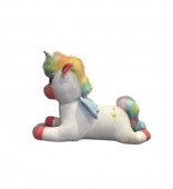 Jucarie de plus, Unicorn, multicolor, 46 cm