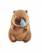 Jucarie din plus, Capibara cu mosor mecanic, multicolor, 65 cm