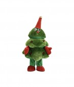Jucarie interactiva, Bradutul dansator si muzical, verde, 40 cm