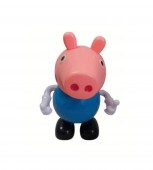 Jucarie interactiva, George Peppa Pig, lumini si sunete, albastru, 18.5 cm