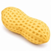 Jucărie Squishy Crunchy, Arahida, XXL, antistres, 1 buc, bej, 16 cm