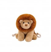 Leu de plus, realist, tip rucsac, maro, 47 cm