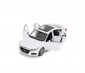 Masinuta metal mecanica, Honda Accord, 1:24, sunete, usi mobile, capota mobila, portbagaj mobil, alb, 20 cm