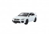 Masinuta metal, Subaru WRX STI 2020, scara 1:32, sunete, usi mobile, capota mobila, portbagaj mobil, alb, 15 cm
