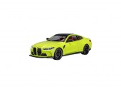 Masinuta metalica mecanica, BMW M4, 1:24, lumini, sunete, usi mobile, capota mobila, portbagajul mobil, vernil, 20 cm