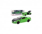 Masinuta metalica mecanica, BMW M8, scara 1:24, sunete, usi mobile, capota mobila, portbagaj mobil, verde, 22 cm ID produs: 7854