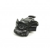 Masinuta metalica mecanica, Jeep Mercedes GLE 350, 1:24, usi mobile, capota mobila, portbagajul mobil, negru, 20 cm