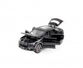 Masinuta metalica mecanica, Lamborghini Urus, efect fum, 1:24, usi mobile, capota mobila, portbagajul mobil, negru, 20 cm