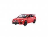 Masinuta metal, Subaru WRX STI 2020, scara 1:32, sunete, usi mobile, capota mobila, portbagaj mobil, rosu, 15 cm