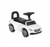 Masinuta Super Car, muzica si sunete, alb, fara pedale, 1an+