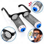 Ochelari amuzanti cu ochi pe arcuri, accesoriu petreceri sau halloween, 8 ani+