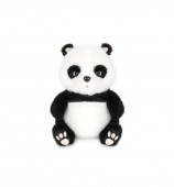 Panda de plus, alb/negru, 23 cm