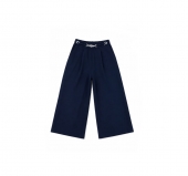 Pantaloni eleganți pentru fetițe, model școlar, bleumarin, marimea 6 ani - 11 ani