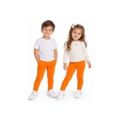 Pantaloni tip colanți pentru copii, portocaliu, marimea 3 ani - 5 ani